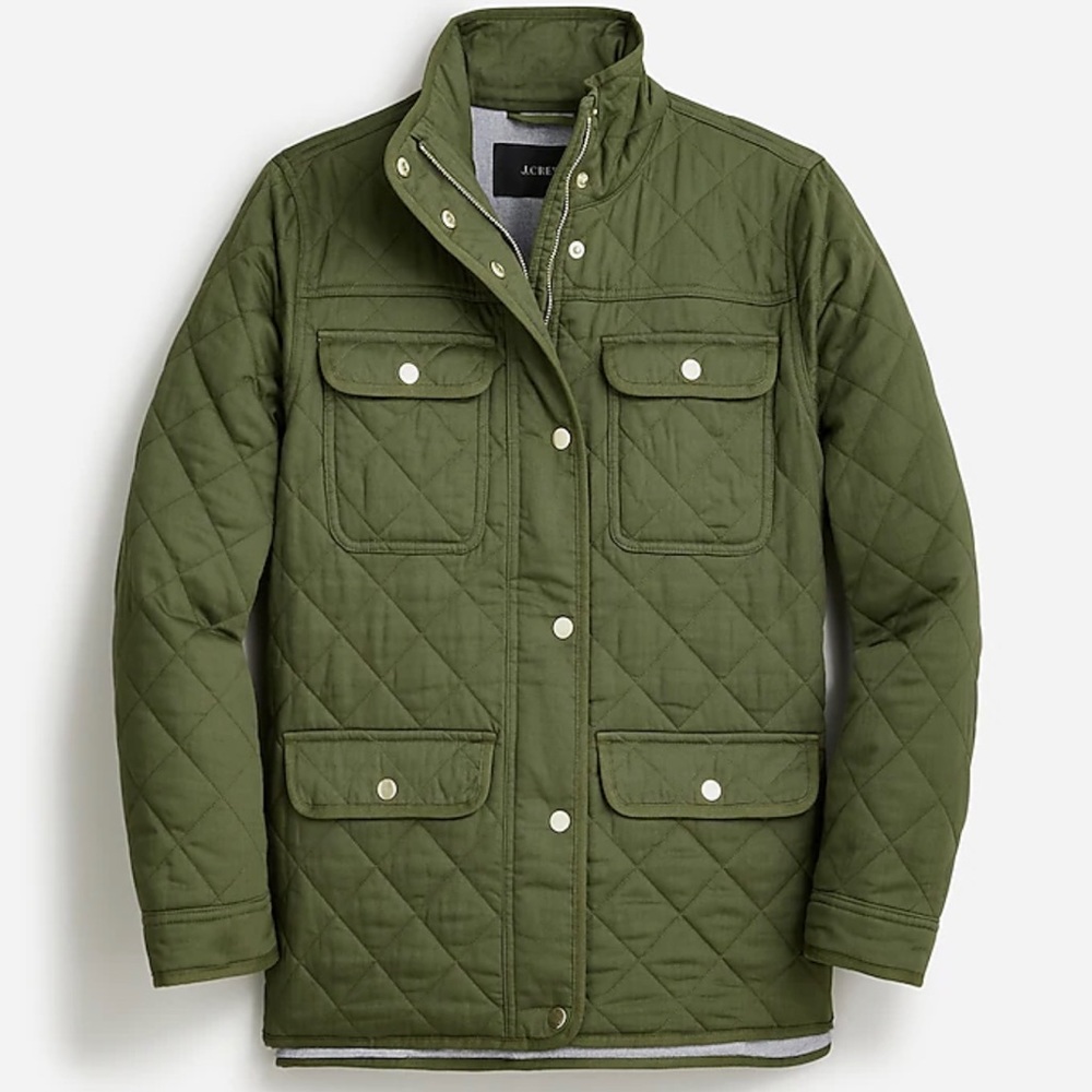 JCREW quilted barn jacket